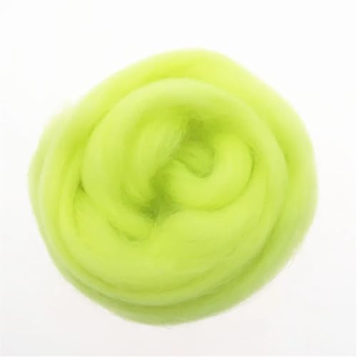 Wolle zum Nadelfilzen Wollfaser Wolle Roving Nadelfilzen Handgemachte Spinnerei DIY Handwerk Materialien Werkzeug Für Anfänger(104,100g) von QAUUCP