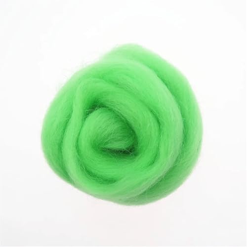 Wolle zum Nadelfilzen Wollfaser Wolle Roving Nadelfilzen Handgemachte Spinnerei DIY Handwerk Materialien Werkzeug Für Anfänger(23,10g) von QAUUCP