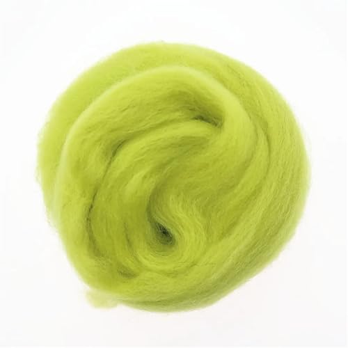 Wolle zum Nadelfilzen Wollfaser Wolle Roving Nadelfilzen Handgemachte Spinnerei DIY Handwerk Materialien Werkzeug Für Anfänger(3,100g) von QAUUCP