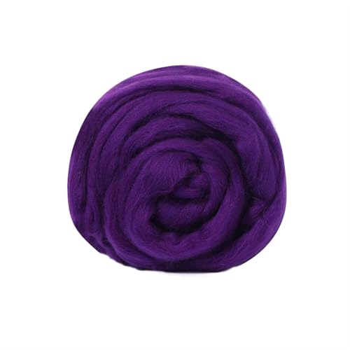 Wolle zum Nadelfilzen Wollknäuel for Spinnen, weiche Wollfasern, Farben for Nadelfilzen, Material for Selbermachen, handgefertigtes Bastelwerkzeug Für Anfänger(Type16) von QAUUCP