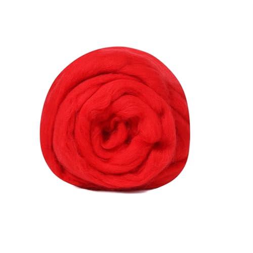 Wolle zum Nadelfilzen Wollknäuel for Spinnen, weiche Wollfasern, Farben for Nadelfilzen, Material for Selbermachen, handgefertigtes Bastelwerkzeug Für Anfänger(Type9) von QAUUCP