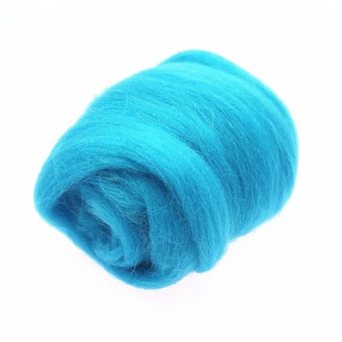 Wolle zum Nadelfilzen Wollroving-Garn, Wollfaser for Nadelfilzen, Nassfilzen, Wollfilzen, handgemachtes Spinnen, DIY-Bastelmaterialien Für Anfänger(100) von QAUUCP