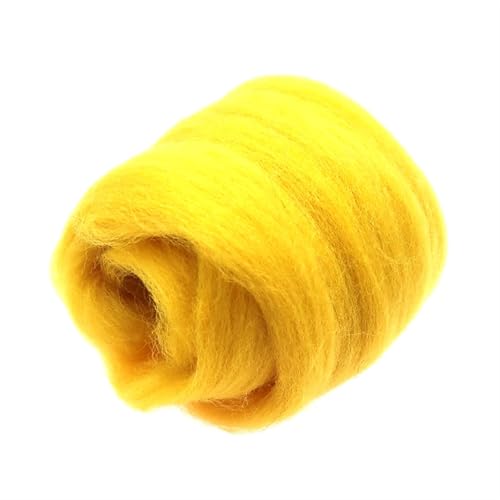 Wolle zum Nadelfilzen Wollroving-Garn, Wollfaser for Nadelfilzen, Nassfilzen, Wollfilzen, handgemachtes Spinnen, DIY-Bastelmaterialien Für Anfänger(101) von QAUUCP