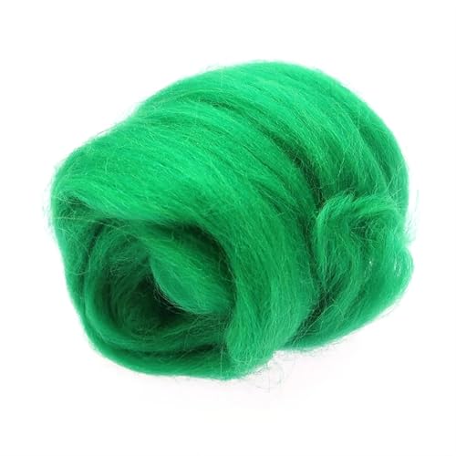 Wolle zum Nadelfilzen Wollroving-Garn, Wollfaser for Nadelfilzen, Nassfilzen, Wollfilzen, handgemachtes Spinnen, DIY-Bastelmaterialien Für Anfänger(26) von QAUUCP