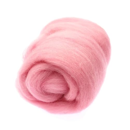 Wolle zum Nadelfilzen Wollroving-Garn, Wollfaser for Nadelfilzen, Nassfilzen, Wollfilzen, handgemachtes Spinnen, DIY-Bastelmaterialien Für Anfänger(38) von QAUUCP