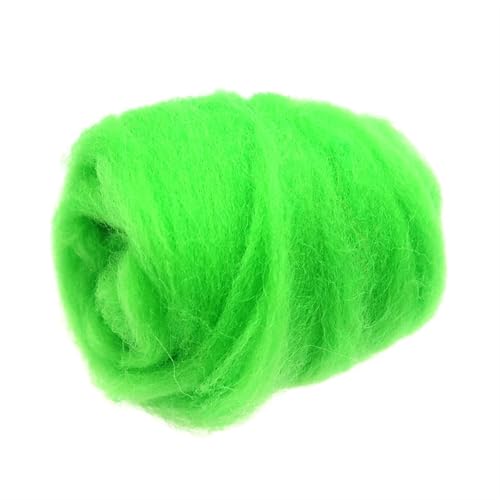 Wolle zum Nadelfilzen Wollroving-Garn, Wollfaser for Nadelfilzen, Nassfilzen, Wollfilzen, handgemachtes Spinnen, DIY-Bastelmaterialien Für Anfänger(43) von QAUUCP
