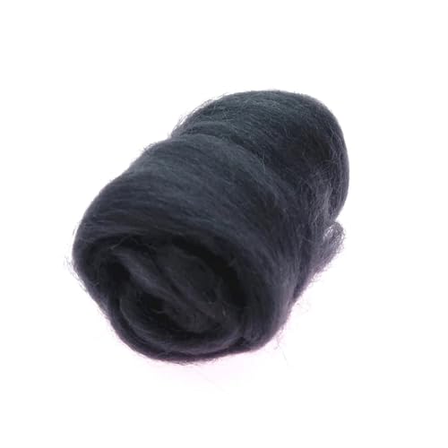 Wolle zum Nadelfilzen Wollroving-Garn, Wollfaser for Nadelfilzen, Nassfilzen, Wollfilzen, handgemachtes Spinnen, DIY-Bastelmaterialien Für Anfänger(47) von QAUUCP