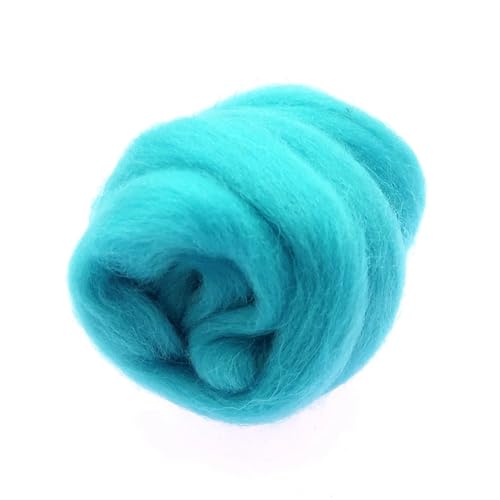Wolle zum Nadelfilzen Wollroving-Garn, Wollfaser for Nadelfilzen, Nassfilzen, Wollfilzen, handgemachtes Spinnen, DIY-Bastelmaterialien Für Anfänger(49) von QAUUCP