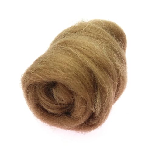 Wolle zum Nadelfilzen Wollroving-Garn, Wollfaser for Nadelfilzen, Nassfilzen, Wollfilzen, handgemachtes Spinnen, DIY-Bastelmaterialien Für Anfänger(57) von QAUUCP