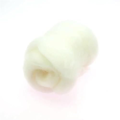Wolle zum Nadelfilzen Wollroving-Garn, Wollfaser for Nadelfilzen, Nassfilzen, Wollfilzen, handgemachtes Spinnen, DIY-Bastelmaterialien Für Anfänger(62) von QAUUCP