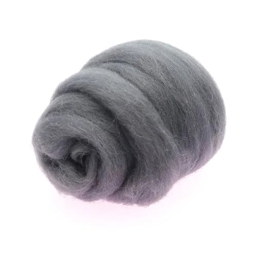 Wolle zum Nadelfilzen Wollroving-Garn, Wollfaser for Nadelfilzen, Nassfilzen, Wollfilzen, handgemachtes Spinnen, DIY-Bastelmaterialien Für Anfänger(65) von QAUUCP