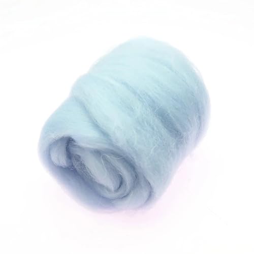 Wolle zum Nadelfilzen Wollroving-Garn, Wollfaser for Nadelfilzen, Nassfilzen, Wollfilzen, handgemachtes Spinnen, DIY-Bastelmaterialien Für Anfänger(67) von QAUUCP