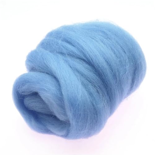 Wolle zum Nadelfilzen Wollroving-Garn, Wollfaser for Nadelfilzen, Nassfilzen, Wollfilzen, handgemachtes Spinnen, DIY-Bastelmaterialien Für Anfänger(70) von QAUUCP