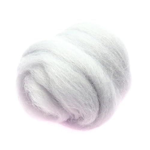 Wolle zum Nadelfilzen Wollroving-Garn, Wollfaser for Nadelfilzen, Nassfilzen, Wollfilzen, handgemachtes Spinnen, DIY-Bastelmaterialien Für Anfänger(88) von QAUUCP
