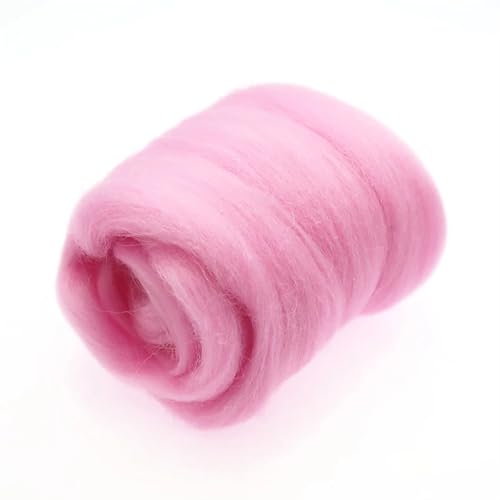 Wolle zum Nadelfilzen Wollroving-Garn, Wollfaser for Nadelfilzen, Nassfilzen, Wollfilzen, handgemachtes Spinnen, DIY-Bastelmaterialien Für Anfänger(93) von QAUUCP