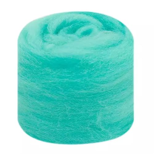Wolle zum Nadelfilzen Wollroving Nadelfilzen Blaue Farben Wollfilzfaser Handgemachtes Material for Anfänger Nadelfilzen DIY Produktherstellung Für Anfänger(78,50g) von QAUUCP