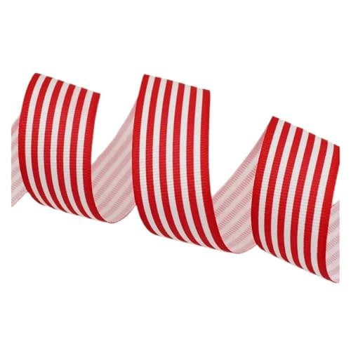 Farbband 3/5 Stück (20 Yards/Lot) (25 mm) bedrucktes Band, Wickeldekoration, Bänder, Dekoration, Hochzeit, Versorgung FüR Die Dekoration(Wine Red,5pcs) von QAZWZG