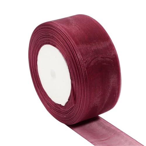 Farbband 3/5 Stück 50 Yards Bänder Chiffon Satinband Verpackungsbänder Geburtstagsfeier Dekorbänder FüR Die Dekoration(5pcs,38mm) von QAZWZG
