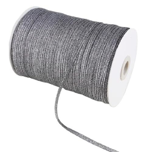 Farbband 3/5PCS 3,0 MM * 18M Nähen Paspeln Stoff Bänder Handwerk Band Bänder for Dekorieren Band pakete Dekorative Verpackung Klebeband FüR Die Dekoration(Grey,5pcs) von QAZWZG
