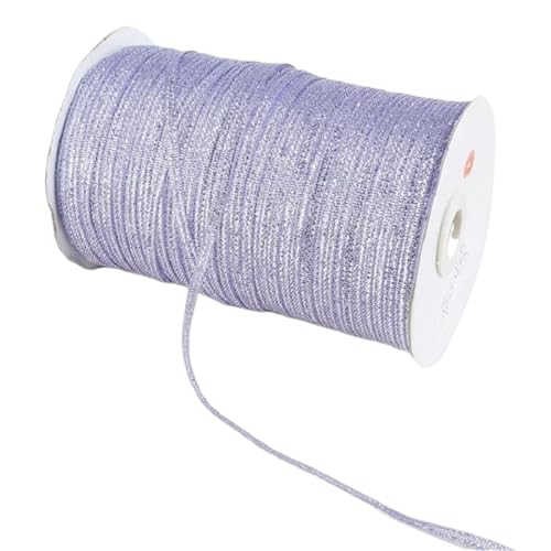 Farbband 3/5PCS 3,0 MM * 18M Nähen Paspeln Stoff Bänder Handwerk Band Bänder for Dekorieren Band pakete Dekorative Verpackung Klebeband FüR Die Dekoration(Purple,5pcs) von QAZWZG