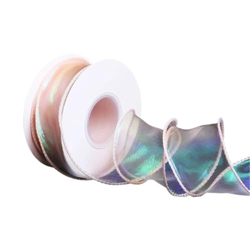 Farbband 3 Stück 40 mm Band for Kuchendekoration, umlaufender Rand, Blumenkunst, Blumenstrauß, Kopfbedeckung, Schleifenbänder, Satin, gewelltes Garn FüR Die Dekoration(Pink) von QAZWZG