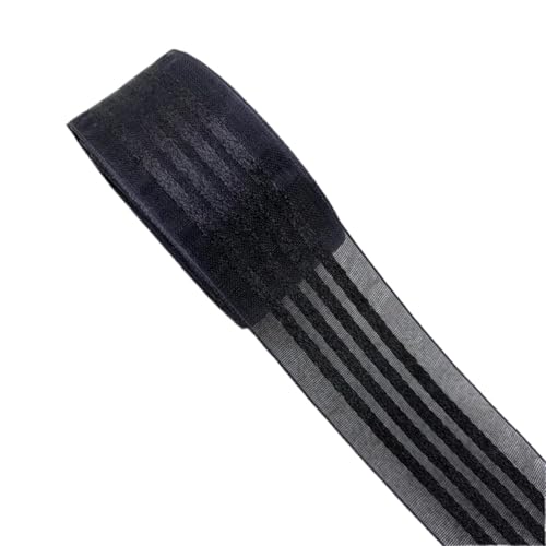 Farbband 3 Stück 5 Yards/Lot 25 mm Satinkantenband for Schleife, Haar, Hochzeitsdekoration, Spitze, Bastelpaket FüR Die Dekoration(Black) von QAZWZG