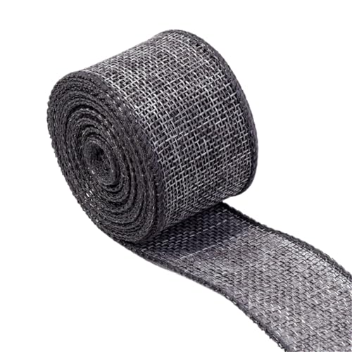 Farbband 3 Stück 5 Yards/Rolle Band, Geschenkband, Basteln, Hochzeit, Party, Schleifen, Zierband, Dekoration FüR Die Dekoration(Gray) von QAZWZG