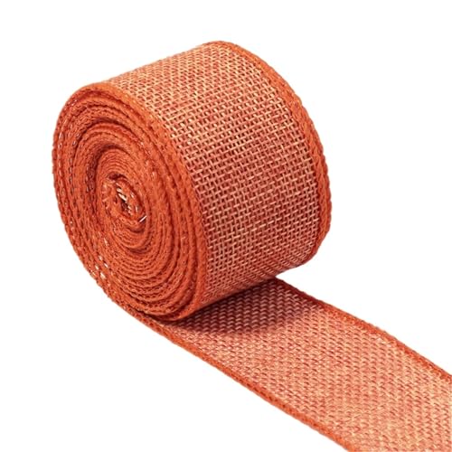 Farbband 3 Stück 5 Yards/Rolle Band, Geschenkband, Basteln, Hochzeit, Party, Schleifen, Zierband, Dekoration FüR Die Dekoration(Orange) von QAZWZG