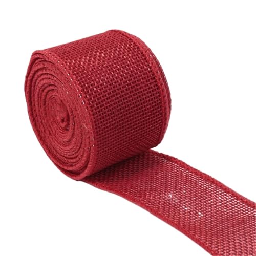 Farbband 3 Stück 5 Yards/Rolle Band, Geschenkband, Basteln, Hochzeit, Party, Schleifen, Zierband, Dekoration FüR Die Dekoration(Red) von QAZWZG