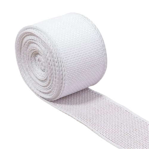 Farbband 3 Stück 5 Yards/Rolle Band, Geschenkband, Basteln, Hochzeit, Party, Schleifen, Zierband, Dekoration FüR Die Dekoration(White) von QAZWZG
