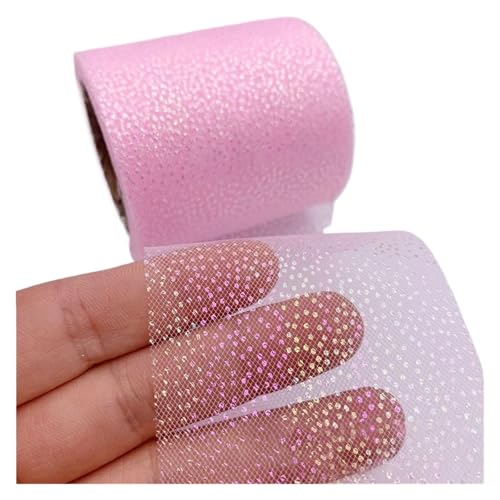 Farbband 3PCS 5yards 60mm Hohe Dichte Fleck Band Handwerk Geschenk Bouquet Verpackung Liefert Nähzubehör FüR Die Dekoration(Pink) von QAZWZG
