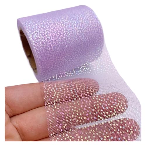 Farbband 3PCS 5yards 60mm Hohe Dichte Fleck Band Handwerk Geschenk Bouquet Verpackung Liefert Nähzubehör FüR Die Dekoration(Purple) von QAZWZG