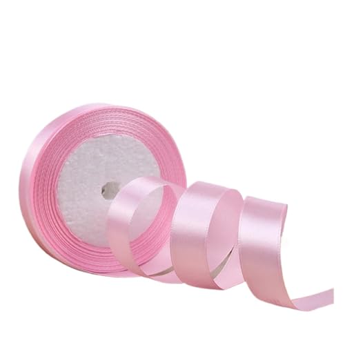 Farbband 4 Stück rosa Satinbänder Seidensatinbänder Bastelmaterial Valentinstag Rosenbänder FüR Die Dekoration(20mm Wide) von QAZWZG