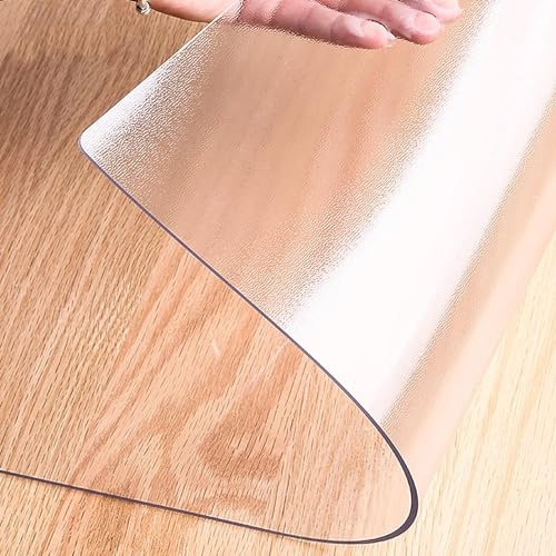 QAZXDRFG Durchsichtige PVC-Tischdecke 61x110 Zoll, transparente wasserdichte Kunststoff-Tischdecke, 44 mm Dicke rutschfeste/heißfeste Tischschutzdecke für Restaurant, Büro QAZXDRFG Durchsichtige PVC-Tischdecke 61x110 Zoll, transparente wasserdichte Kunststoff-Tischdecke, 44 mm Dicke rutschfeste/heißfeste Tischschutzdecke für Restaurant, Büro von QAZXDRFG