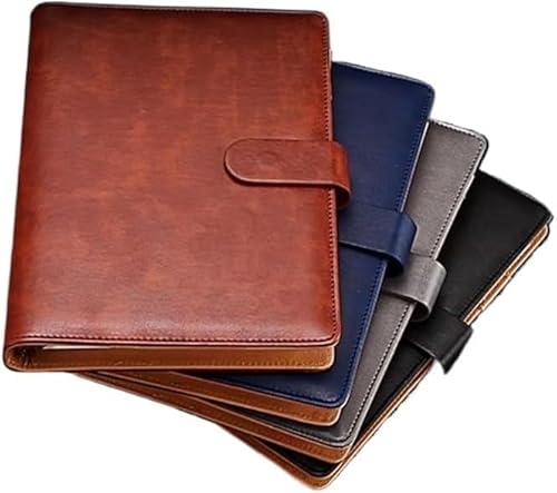 QBGJDOGE A5-Business-Notizbuch mit losen Blättern, herausnehmbares Ledernotizbuch QBGJDOGE A5-Business-Notizbuch mit losen Blättern, herausnehmbares Ledernotizbuch von QBGJDOGE