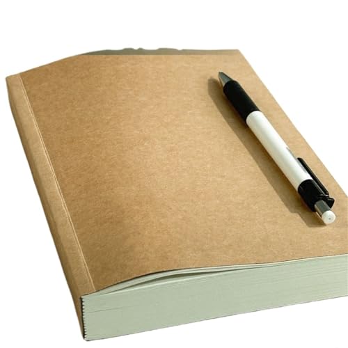QBGJDOGE Dickes, leeres Notizbuch im A5-Format, Retro-Notizbuch for Studenten, praktisches Entwurfsnotizbuch QBGJDOGE Dickes, leeres Notizbuch im A5-Format, Retro-Notizbuch for Studenten, praktisches Entwurfsnotizbuch von QBGJDOGE