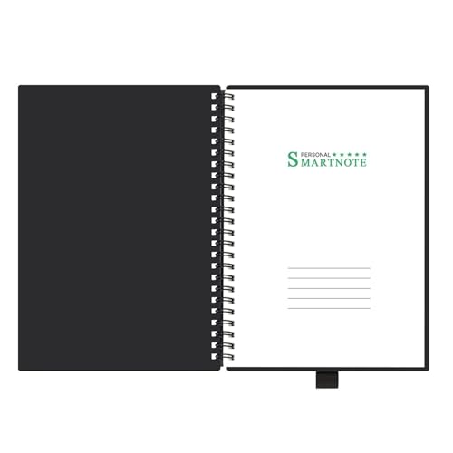 QBGJDOGE Notizbuch, intelligent, wiederverwendbar, löschbar, Spiralbindung, A5/B5, Tagebuch, Tagebuch, Büro, Schule, Reisende, Zeichnen, Geschenk, schwarz, mit 15 Sekunden löschbarem Gelstift für QBGJDOGE Notizbuch, intelligent, wiederverwendbar, löschbar, Spiralbindung, A5/B5, Tagebuch, Tagebuch, Büro, Schule, Reisende, Zeichnen, Geschenk, schwarz, mit 15 Sekunden löschbarem Gelstift für von QBGJDOGE