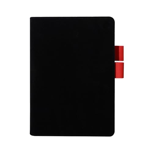 QBGJDOGE Notizbuch Japanisches und koreanisches Briefpapier A5A6 Hobo-Planer Buchumschlag Stoffkunst Notizbuch Shell Studententagebuch Schulbriefpapier Großhandel for Arbeit, Studium(Black,A6) von QBGJDOGE