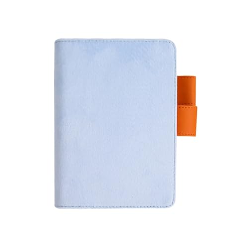 QBGJDOGE Notizbuch Japanisches und koreanisches Briefpapier A5A6 Hobo-Planer Buchumschlag Stoffkunst Notizbuch Shell Studententagebuch Schulbriefpapier Großhandel for Arbeit, Studium(Blue,A6) von QBGJDOGE