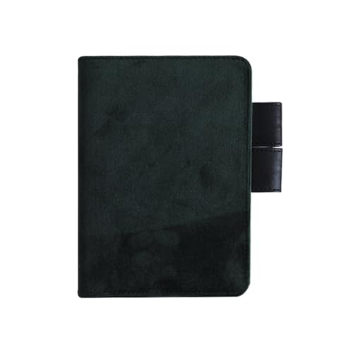 QBGJDOGE Notizbuch Japanisches und koreanisches Briefpapier A5A6 Hobo-Planer Buchumschlag Stoffkunst Notizbuch Shell Studententagebuch Schulbriefpapier Großhandel for Arbeit, Studium(Dark Green,A6) von QBGJDOGE