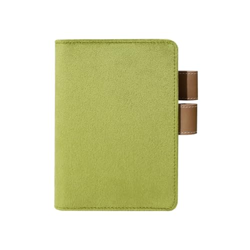 QBGJDOGE Notizbuch Japanisches und koreanisches Briefpapier A5A6 Hobo-Planer Buchumschlag Stoffkunst Notizbuch Shell Studententagebuch Schulbriefpapier Großhandel for Arbeit, Studium(Green,A6) von QBGJDOGE