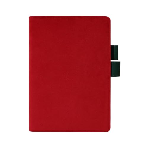 QBGJDOGE Notizbuch Japanisches und koreanisches Briefpapier A5A6 Hobo-Planer Buchumschlag Stoffkunst Notizbuch Shell Studententagebuch Schulbriefpapier Großhandel for Arbeit, Studium(Red,A6) von QBGJDOGE