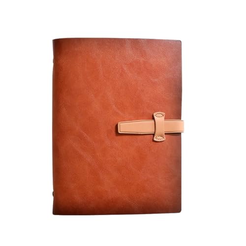 QBGJDOGE Notizbuch aus echtem Leder, lose Blätter, A5, Business-Rindsleder, individuell bedruckbares Logo, Arbeits- und Büro-Notizbuch QBGJDOGE Notizbuch aus echtem Leder, lose Blätter, A5, Business-Rindsleder, individuell bedruckbares Logo, Arbeits- und Büro-Notizbuch von QBGJDOGE
