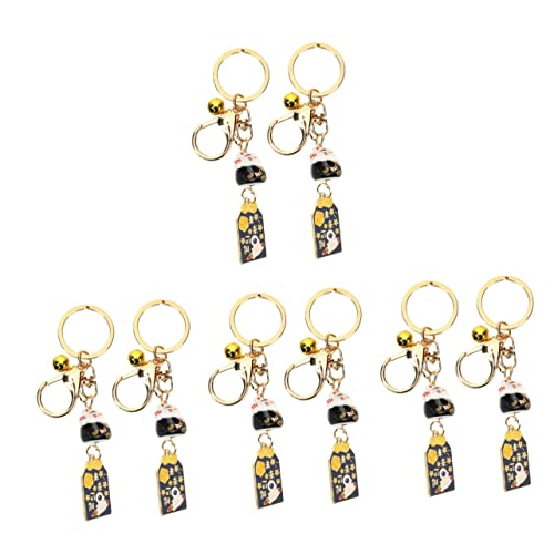 QBTZLATJ 4Sets Metal Cat Keychain Cat Style Key Ring Hanging Anhänger Lucky Decor für Bag 2pcs*4 QBTZLATJ 4Sets Metal Cat Keychain Cat Style Key Ring Hanging Anhänger Lucky Decor für Bag 2pcs*4 von QBTZLATJ