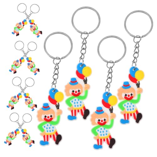 QBTZLATJ Einzigartige Clownform -Schlüsselbeutel Organizer Ring PVC Metallmaterial 12 Pack QBTZLATJ Einzigartige Clownform -Schlüsselbeutel Organizer Ring PVC Metallmaterial 12 Pack von QBTZLATJ