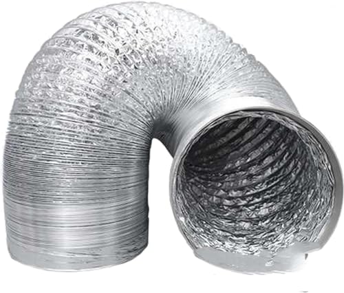 Ein versteh versteh ich nicht. Langer Entlüftungsschlauch, flexibles Rohr, 2-lagiges Ersatzrohr for Klimaanlagen, runde Leitung for Heizen und Kühlen, mit 1 Klemme und 1 Klebeband(3.0m 150mm) von QCKNKMGG