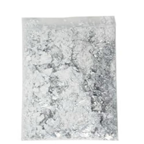 Goldes Papier, 3 Gramm mehrfarbige Folien-Pailletten for DIY-Bastelarbeiten, Nagelkunst und Vergoldung(3g Bag Silver) von QCKNKMGG