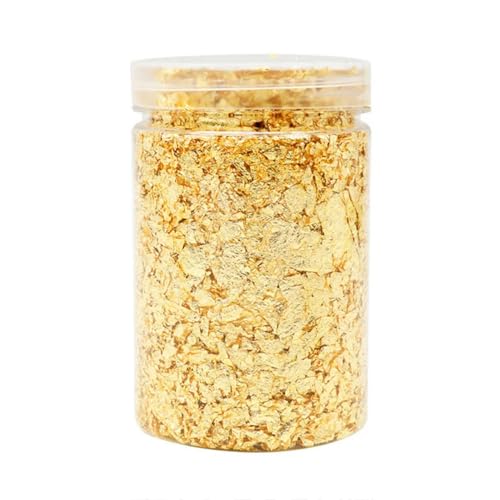 Goldes Papier, 3 g 4 g 5 g 10 g Folie Glitzerflocken Pailletten Konfetti Mehrfarbig(A10-glod 10g) von QCKNKMGG