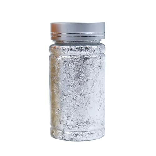 Goldes Papier, 3 g 4 g 5 g 10 g Folie Glitzerflocken Pailletten Konfetti Mehrfarbig(A6-siliver 5g) von QCKNKMGG
