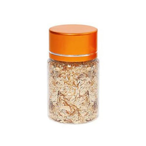 Goldes Papier, Glitzer-Nailart-Folienpapier 5 g oder 10 g, mehrfarbig(Gold 5g) von QCKNKMGG